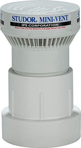 Studor 20341 Mini-Vent mit PVC-Adapter 1 1/2" oder 2" Anschluss von Weldon