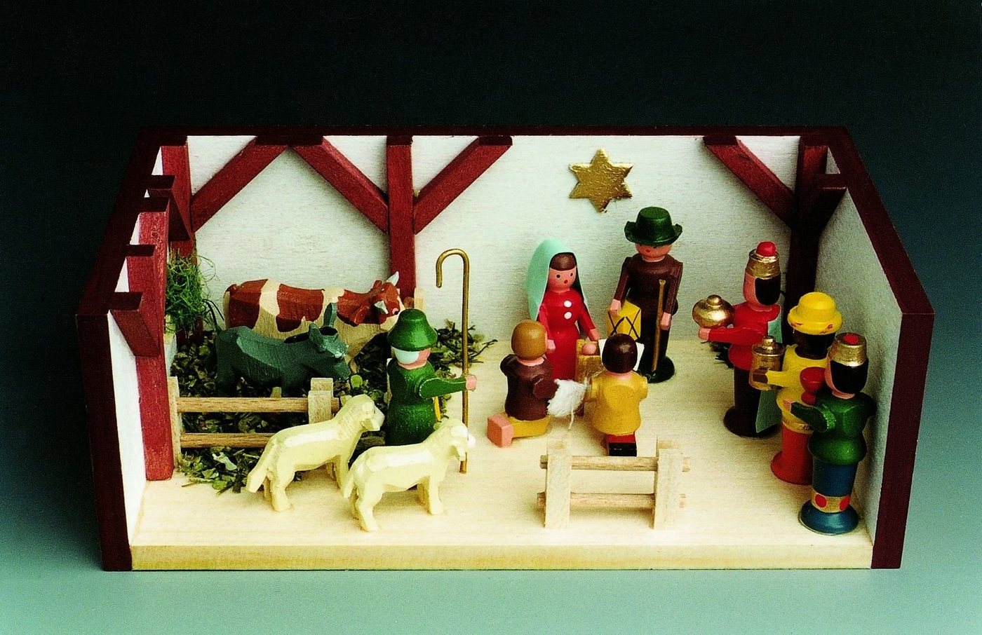 Stübelmacher Gunter Flath Weihnachtsfigur Miniaturstube Krippenstube BxHxT 11x4x6 cm NEU von Stübelmacher Gunter Flath