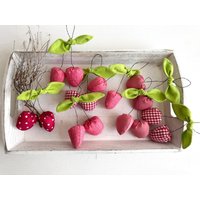 Kirschen Aus Stoff, Handmade | 1 Stück von StueckStoff