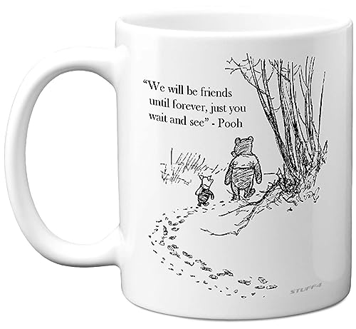 Winnie Puuh Tasse für Männer Frauen – My Favourite Day – Happy Birthday Geschenk für Mama Papa Schwester Bruder Tochter Onkel Tante Oma Großvater Kollegen 325 ml Keramik Spülmaschinenfest Kaffeetasse von Stuff4