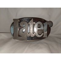 Vintage Procrastination Papierbeschwerer - Silber "Later" Clip Für Büro Oder Zuhause von StuffWeFound