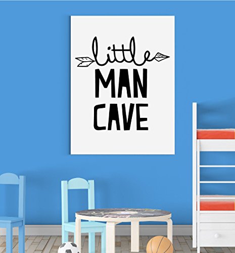 Kunstdruck "Little Man Cave Hide Out Solitude" für Kinderzimmer, A3 (297 x 420 mm) von Stukk