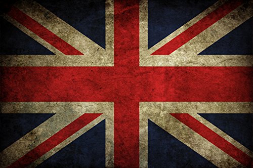 Stukk Kunstdruck, Motiv: Union Jack, britische Flagge, A5, 148 x 210 mm von Stukk