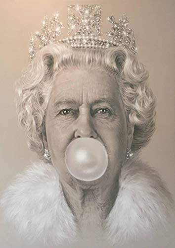 Stukk Poster, Motiv: Queen Bubblegum Royal Great Britain, A5, 148 x 210 mm von Stukk