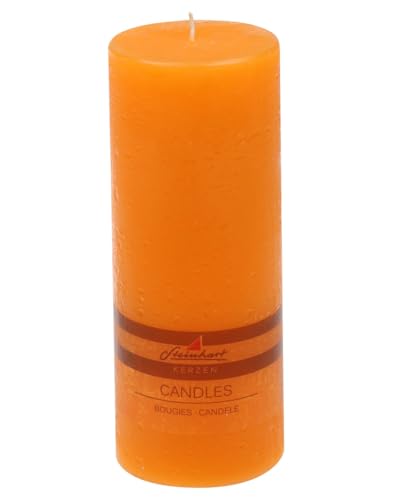 Stumpenkerzen "Raureif Orange 200/78 mm Steinhart Kerzen in RAL-Kerzen Güte Qualität Stumpenkerzen "Raureif Orange 200/78 mm Steinhart Kerzen in RAL-Kerzen Güte Qualität von Stumpenkerzen