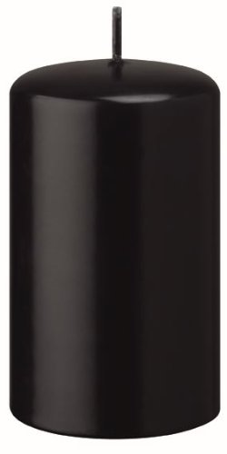 Stumpenkerzen Schwarz 15 x 8 cm, 4 Stück Stumpenkerzen Schwarz 15 x 8 cm, 4 Stück von Stumpenkerzen