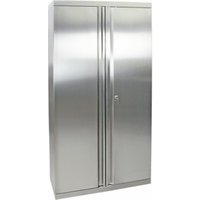 Stumpf Edelstahl-Aufbewahrungsschrank Cabinox, 1800x900x400mm, 4 Fachböden von Stumpf Metall