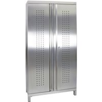 Stumpf Edelstahl-Umweltschrank Cabinox, 1800x900x400mm, Sockelfüße von Stumpf Metall