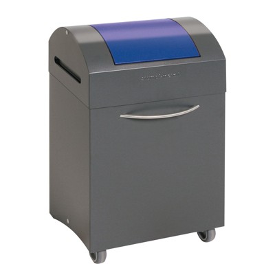 Wertstoffbehälter 45 l 685x380x320 grau-blau von Stumpf