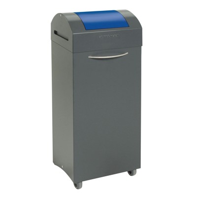Wertstoffbehälter 75 l 975x380x320 grau-blau von Stumpf