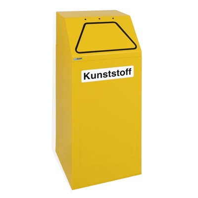 Wertstoffsammler 65 l gelb stationär von Stumpf