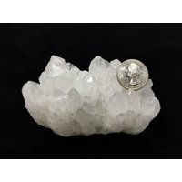 Rohe Crystal Druzy Stein Mineral Specimen Heilung Quarz Kristall-Therapie Cluster Geode Konkaver Nugget Freiform-Cd-04 von StunningGem