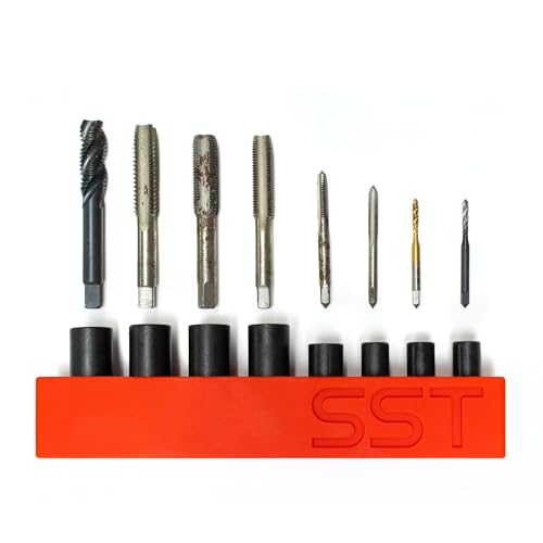 SST Windeisen Steckschlüsselsatz | 8-teiliger Gewindebohrer Adapter | Kompatibel mit allen M.C.T.I. Gewindebohrern bis 1/2 Zoll (Anzahl und Bruch) von Stupid Simple Tools