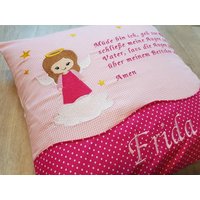 Taufkissen, Gebetskissen Engel, Schutzengel Taufkissen, Gebetskissen Engel, Schutzengel von Stupsnadel