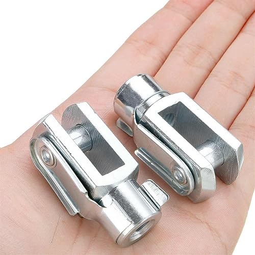 Weich Offen 2 Stück Universal Silber M6 M8 Boot Bonnet Trunk Gasdruckfeder Endbeschlag M6 M8 M10 Gasdruckfeder Endbeschlag Gasfeder Scharniergelenk Schwer Konsole (Color : Without es bolt, Size : M1 von Styire