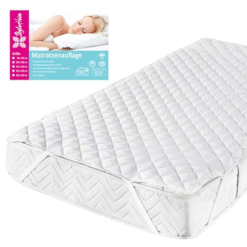 Style Heim Matratzenauflage 160x200 cm Matratzenschoner Atmungsaktiv Saugstark bei Schwitzen Quadratsteppung Microfaser Matratzentopper Matratzenbezug mit Eckgummis Elastisch Style Heim Matratzenauflage 160x200 cm Matratzenschoner Atmungsaktiv Saugstark bei Schwitzen Quadratsteppung Microfaser Matratzentopper Matratzenbezug mit Eckgummis Elastisch von Style Heim