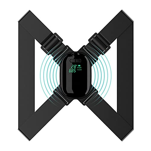 Posture Corrector, Smart Posture Corrector 5-50 Grad Einstellbarer Haltungstrainer mit Smart Sensor Vibration Reminder Rückenstrecker-Klammer von Stylebest