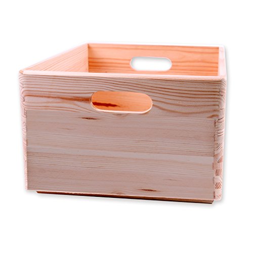 Holzkiste Allzweckkiste 40x30x19 cm - Stapelbox Größe 4 kombinierbar von StyleKiste