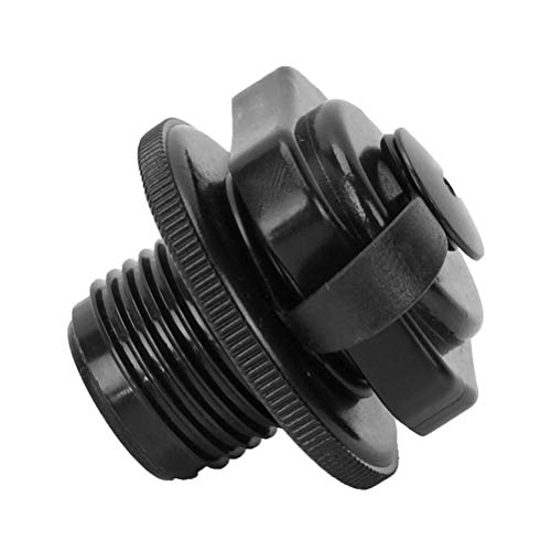 2 Stücke Luftventil Schlauchboot Spirale Luftstopfen Einweg Inflation Ersatzschraube Boston Ventil Schlauchboot Floß Kajak Pool Luftmatratze PVC Boot, schwarz von Stylebest