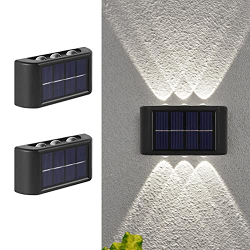 Stylebest 2 Stück Außenwandleuchten Edelstahl Aluminium Wandleuchte IP65 Wasserdicht Moderne Up&Down Wandleuchte Wandstrahler Geeignet Garten Terrasse Garage Einfahrt Weg von Stylebest