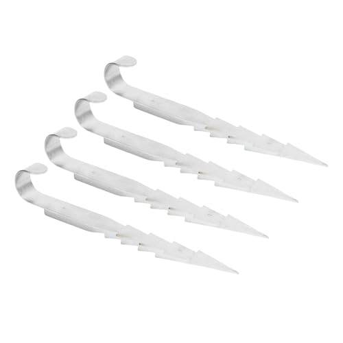Stylebest 4pcs Schwerdienst -Trampolin -Anker -Sicherheits Erdanker -Verankerungsstahl Im Freien Im Freien Im Freien Gemahlen von Stylebest