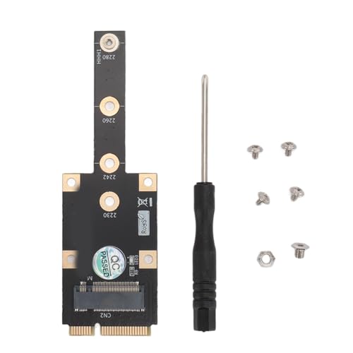Stylebest Adapterkonverterkarte, M.2 NGFF NVME SSD -Adapter -PCIe zu M.2 M Key Converter Adapter für 2230 2242 2260 2280 M.2 SSD, Plug and Play, Einfache Installation Stylebest Adapterkonverterkarte, M.2 NGFF NVME SSD -Adapter -PCIe zu M.2 M Key Converter Adapter für 2230 2242 2260 2280 M.2 SSD, Plug and Play, Einfache Installation von Stylebest