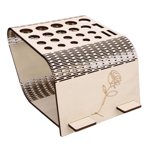 Stylebest Desktop Häkelhakenschere Display Ständer Multi -Löcher Poplar Sperrholz -Leder -Werkzeughalter mit Abnehmbarem Telefonständer Stylebest Desktop Häkelhakenschere Display Ständer Multi -Löcher Poplar Sperrholz -Leder -Werkzeughalter mit Abnehmbarem Telefonständer von Stylebest