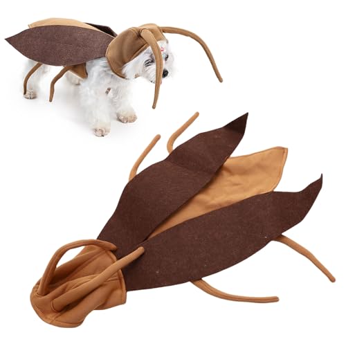 Stylebest Halloween-Kostüm für Welpen und Katzen, Hunde-Outfits in Kakerlakenform. Lustige Haustier-Kostüm-Outfits, Leicht zu Tragen, Neuartige Cosplay-Kleidung für Hunde und Katzen, für Stylebest Halloween-Kostüm für Welpen und Katzen, Hunde-Outfits in Kakerlakenform. Lustige Haustier-Kostüm-Outfits, Leicht zu Tragen, Neuartige Cosplay-Kleidung für Hunde und Katzen, für von Stylebest