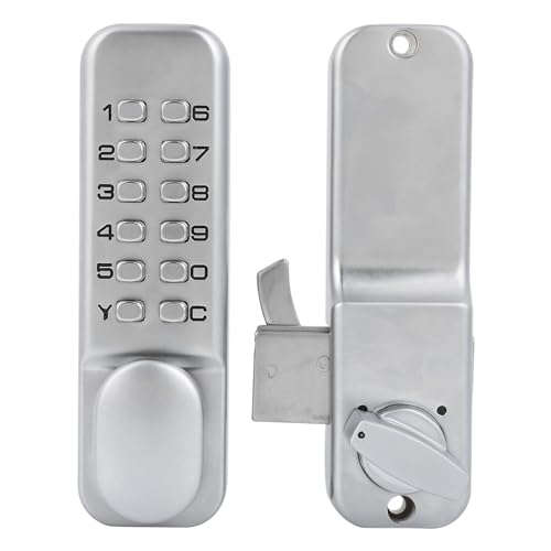 Stylebest Styebest Mechanische Türschlösser mit Tastatur -Türknauf, 1‑11 -Ziffern Mechanischer Kombination Schloss Schiebetür Schlüsselloser Zugang für Küchenbüro Balkon für die Terrasse Stylebest Styebest Mechanische Türschlösser mit Tastatur -Türknauf, 1‑11 -Ziffern Mechanischer Kombination Schloss Schiebetür Schlüsselloser Zugang für Küchenbüro Balkon für die Terrasse von Stylebest