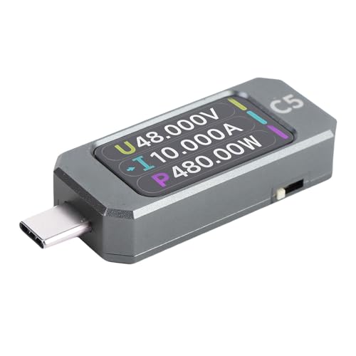 Stylebest Typ -C -Testerspannungsstrommesser 1,47 Zoll Farbbildschirm Voltmeter Amperemeter Unterstützung USB PD3.1 EPR Stylebest Typ -C -Testerspannungsstrommesser 1,47 Zoll Farbbildschirm Voltmeter Amperemeter Unterstützung USB PD3.1 EPR von Stylebest