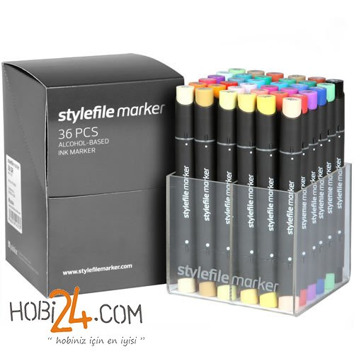 Stylefile Marker Grafikmarker Designmarker 36er Set Main A von Stylefile