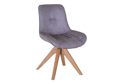 Stylefurniture Sessel, drehbar, grau, B55 T60 H84 von Stylefurniture