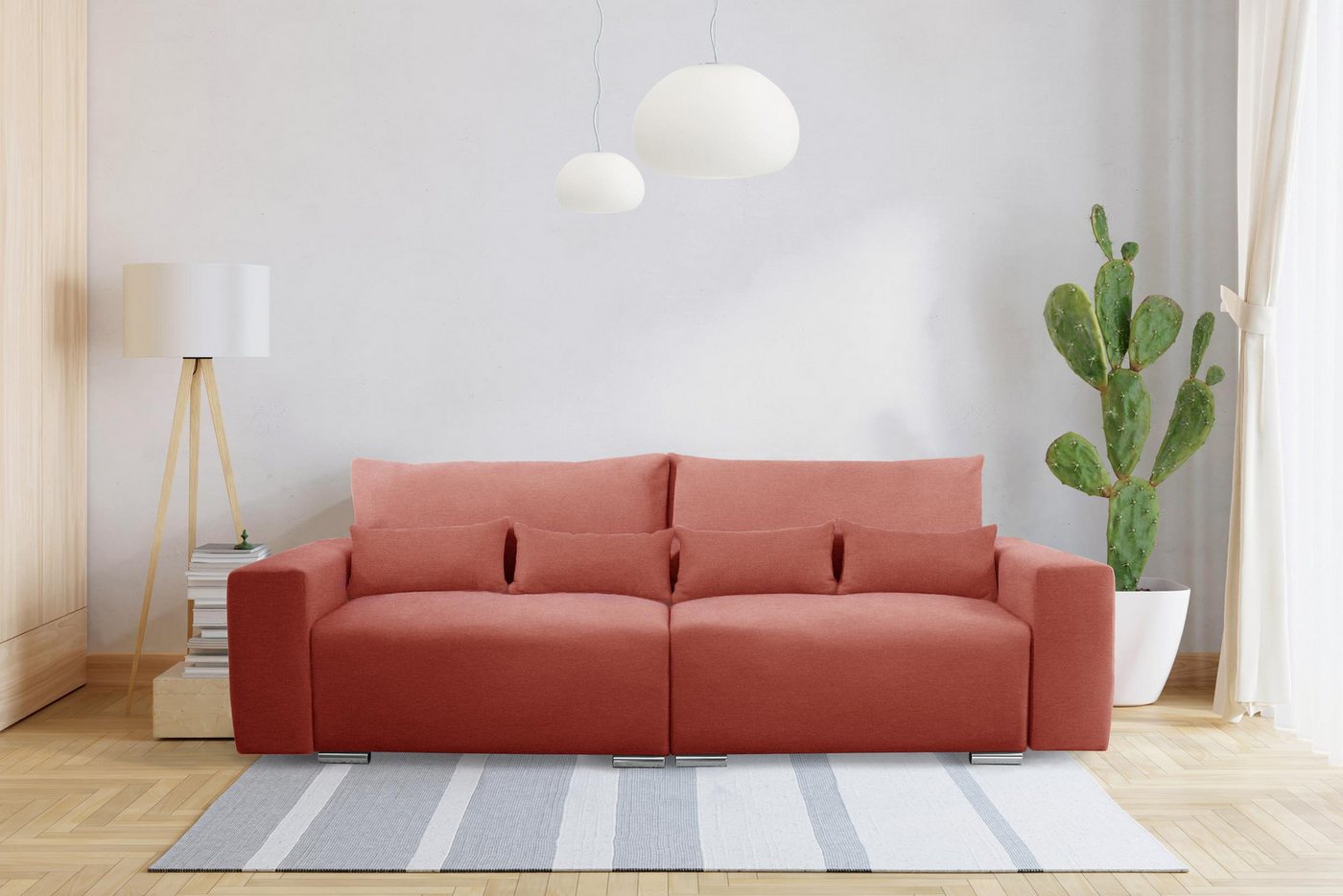 Stylefy 3-Sitzer Korfu, Sofa, 2-Sitzer, Bettfunktion von Stylefy