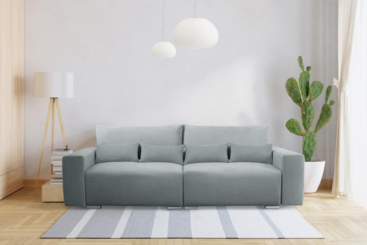 Stylefy 3-Sitzer Korfu, Sofa, 2-Sitzer, Bettfunktion von Stylefy