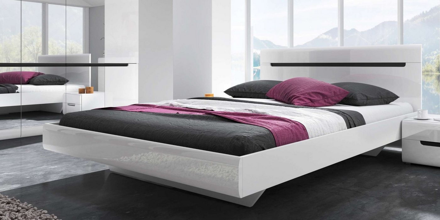 Stylefy Bettgestell Arest (Schlafzimmerbett, Bett), 160/180 x 200 cm, aus Holzwerkstoff, Modern Design, Liegekomfort von Stylefy