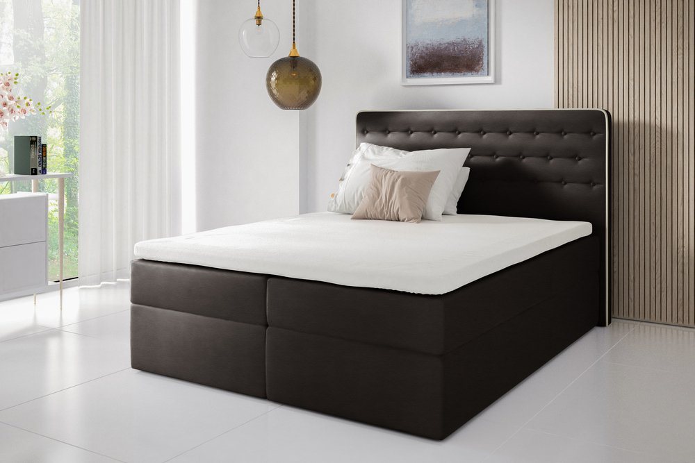 Stylefy Boxspringbett Aladin (Schlafzimmerbett, Bett), Design von Stylefy