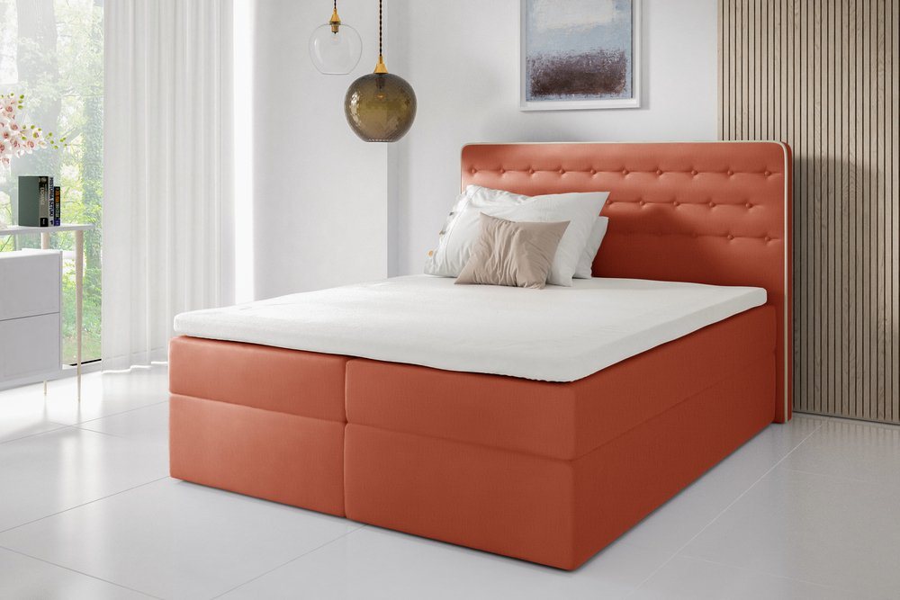 Stylefy Boxspringbett Aladin (Schlafzimmerbett, Bett), Design von Stylefy