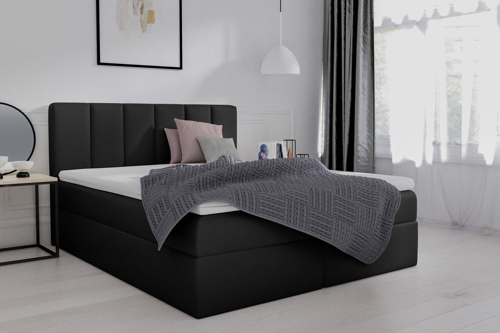 Stylefy Boxspringbett Edmonde (Schlafzimmerbett, Bett), Steppung von Stylefy