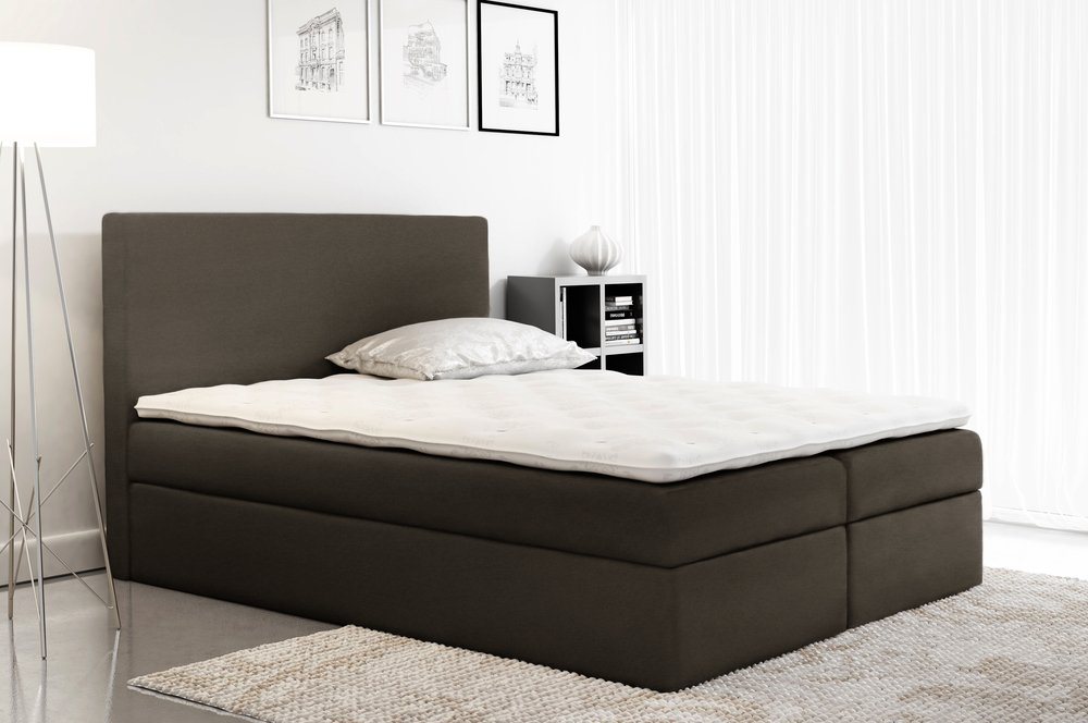 Stylefy Boxspringbett Mattia (Schlafzimmerbett, Bett), Design von Stylefy