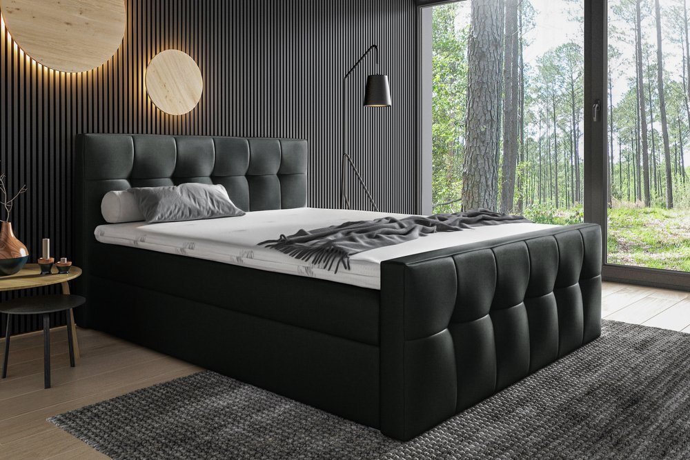 Stylefy Boxspringbett Tango (Schlafzimmerbett, Bett), Steppung von Stylefy