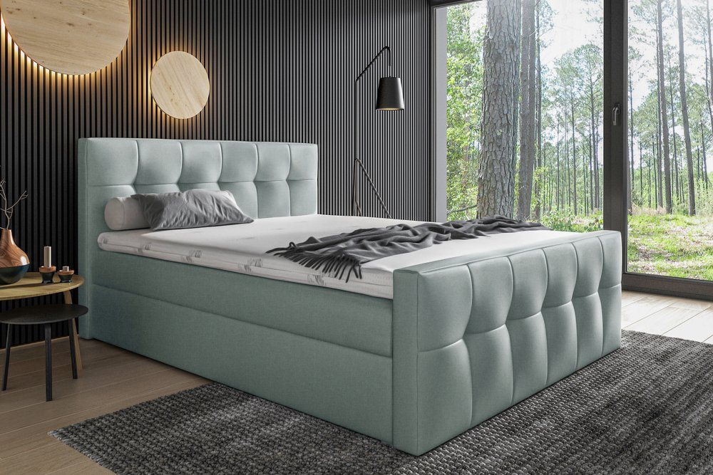 Stylefy Boxspringbett Tango (Schlafzimmerbett, Bett), Steppung von Stylefy