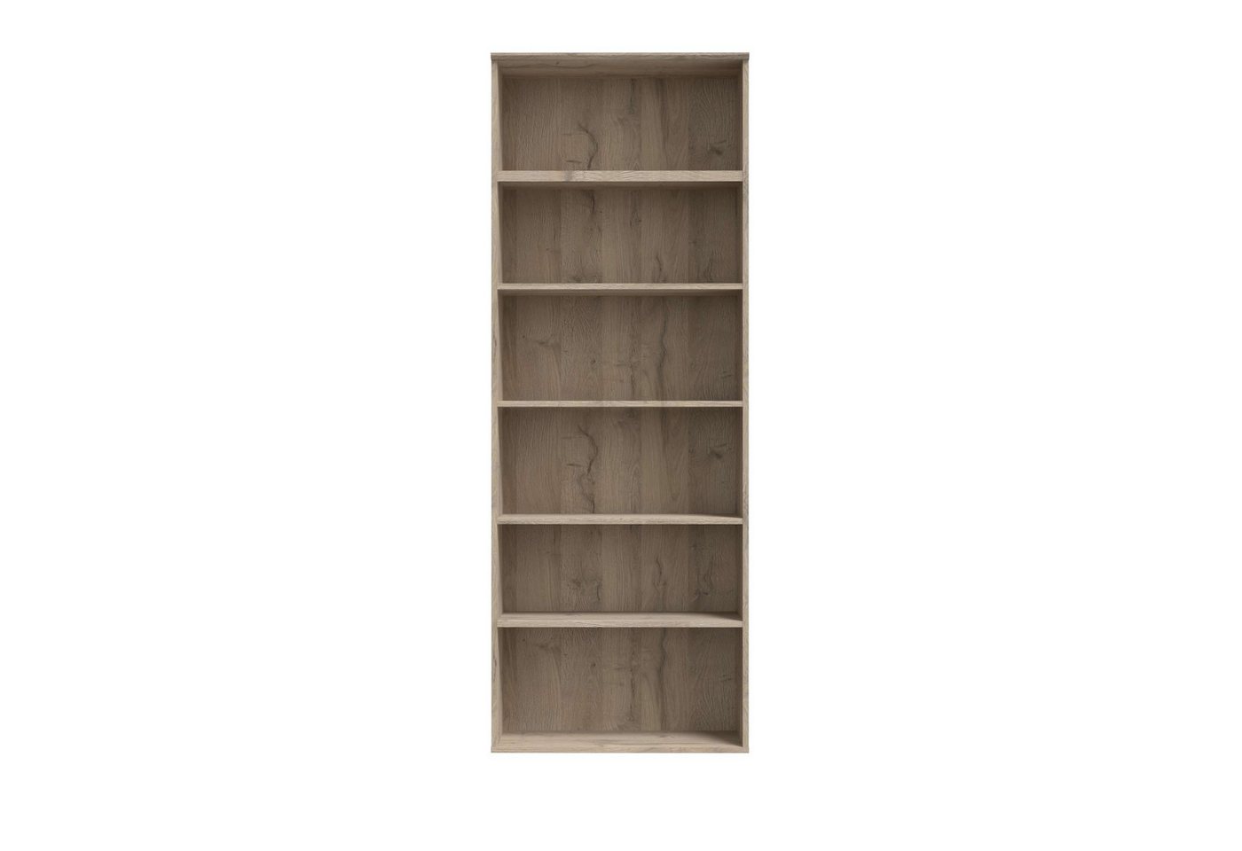 Stylefy Bücherregal Mirdi, Bücherregal, Highboard, Schrank, mit 6 offenen Fächern, aus Holzwerkstoff von Stylefy