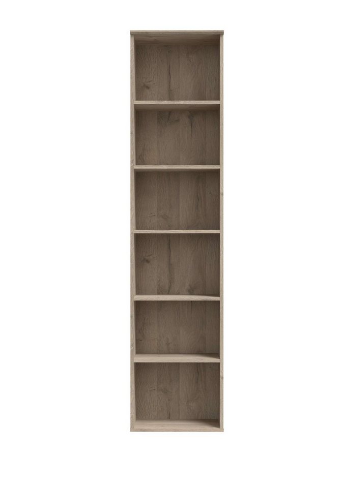 Stylefy Bücherregal Mirdi, Bücherregal, Highboard, Schrank, mit 6 offenen Fächern, aus Holzwerkstoff von Stylefy