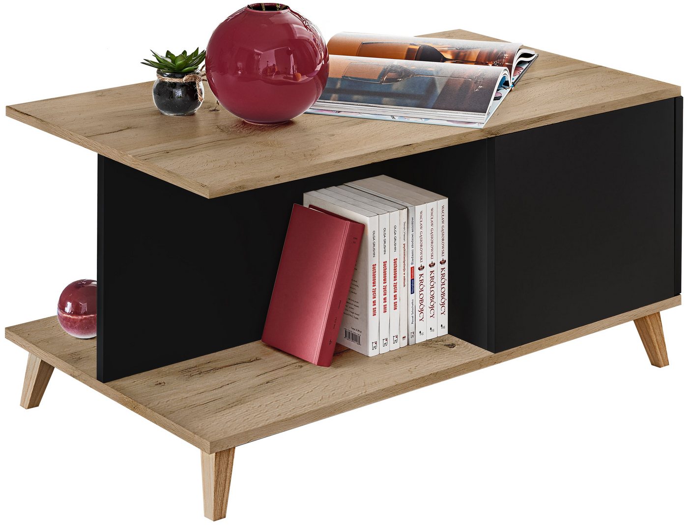 Stylefy Couchtisch Adenau (Wohzimmertisch, Beistelltisch), mit viel Stauraum, Modern Design, aus Spanplatte, Kaffeetisch, made in Europa von Stylefy