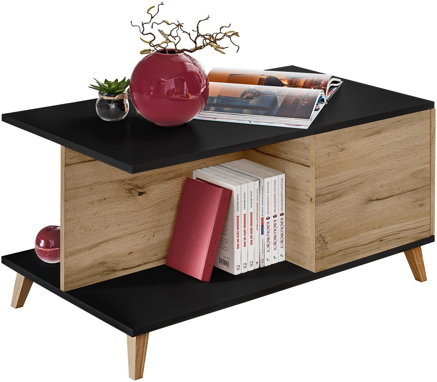 Stylefy Couchtisch Adenau (Wohzimmertisch, Beistelltisch), mit viel Stauraum, Modern Design, aus Spanplatte, Kaffeetisch, made in Europa von Stylefy