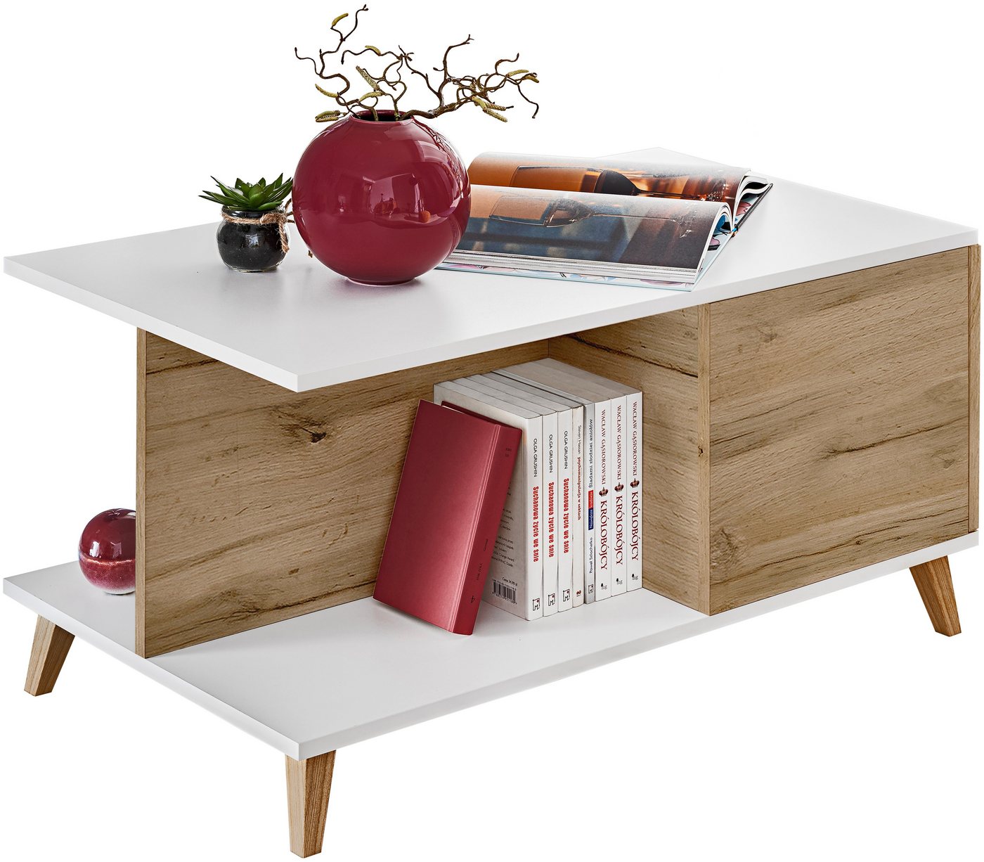 Stylefy Couchtisch Adenau (Wohzimmertisch, Beistelltisch), mit viel Stauraum, Modern Design, aus Spanplatte, Kaffeetisch, made in Europa von Stylefy