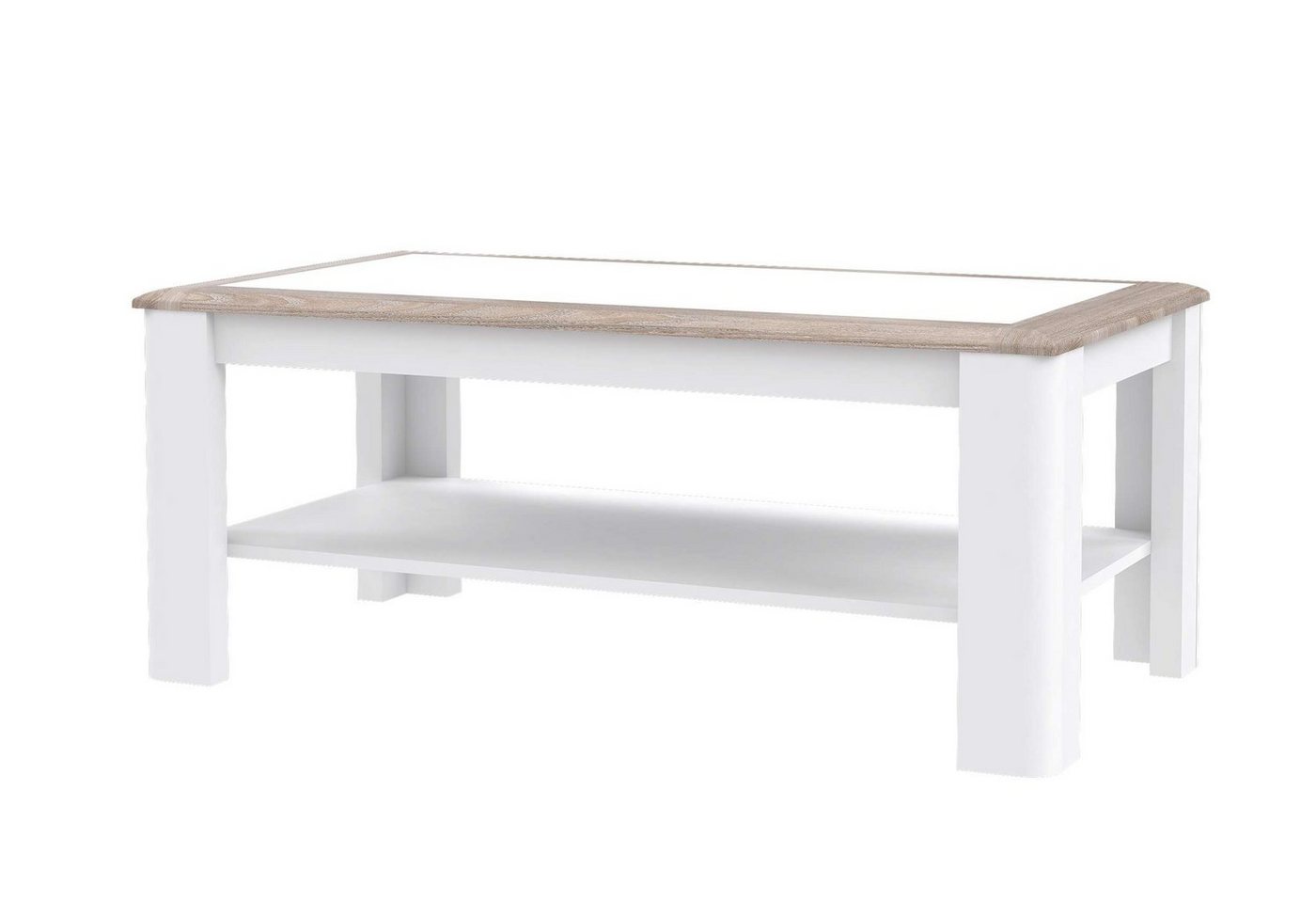 Stylefy Couchtisch Caen (Wohzimmertisch, Beistelltisch), mit viel Stauraum unter Tischplatte, starke Tischplatte von Stylefy