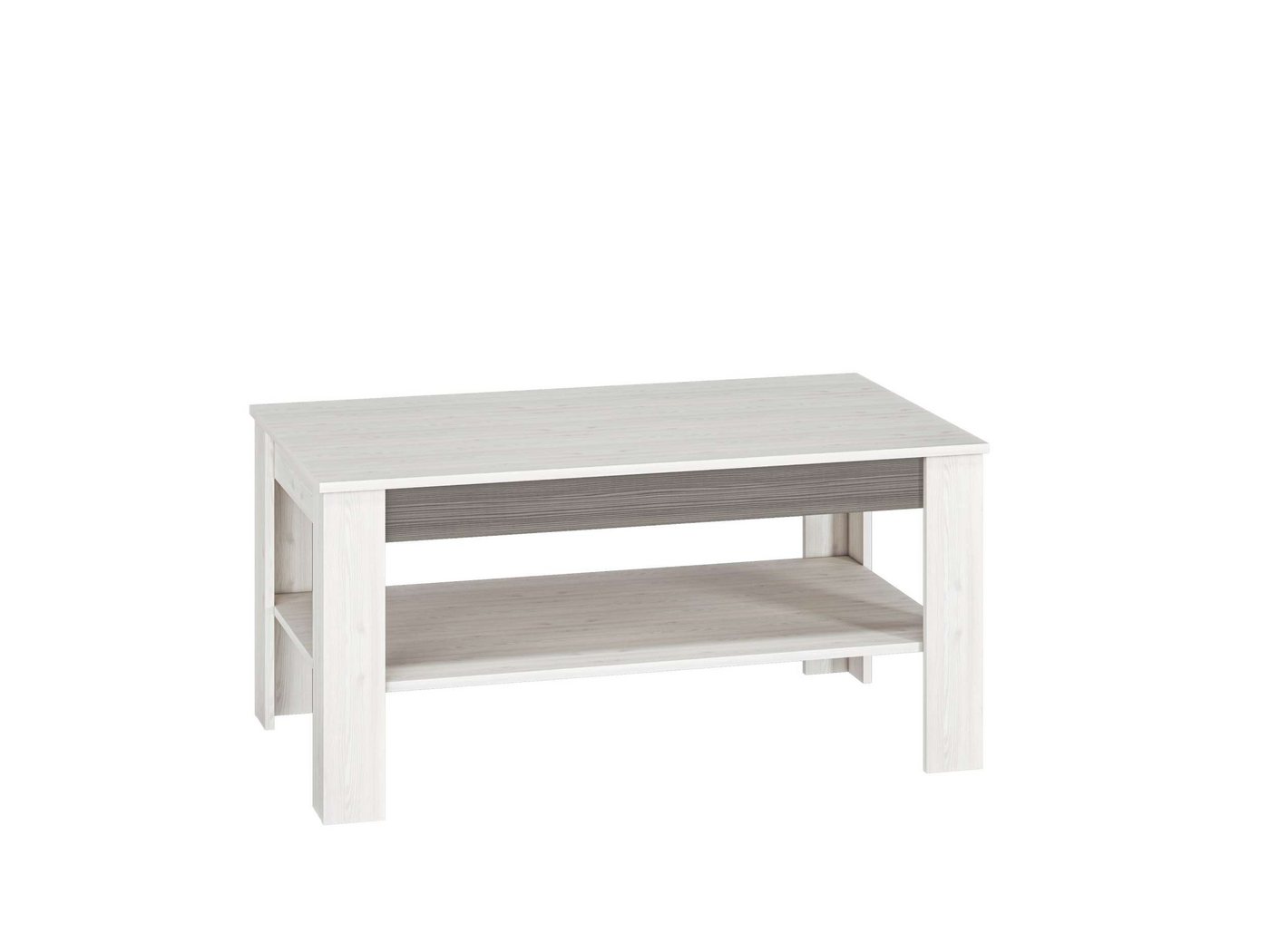 Stylefy Couchtisch Keno I Schneekiefer New Grey von Stylefy