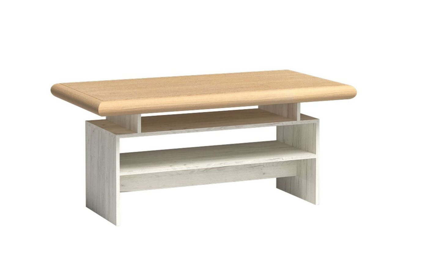 Stylefy Couchtisch Korina (Wohzimmertisch, Beistelltisch), Stauraum unter Tischplatte, rechteckig, Modern Design von Stylefy