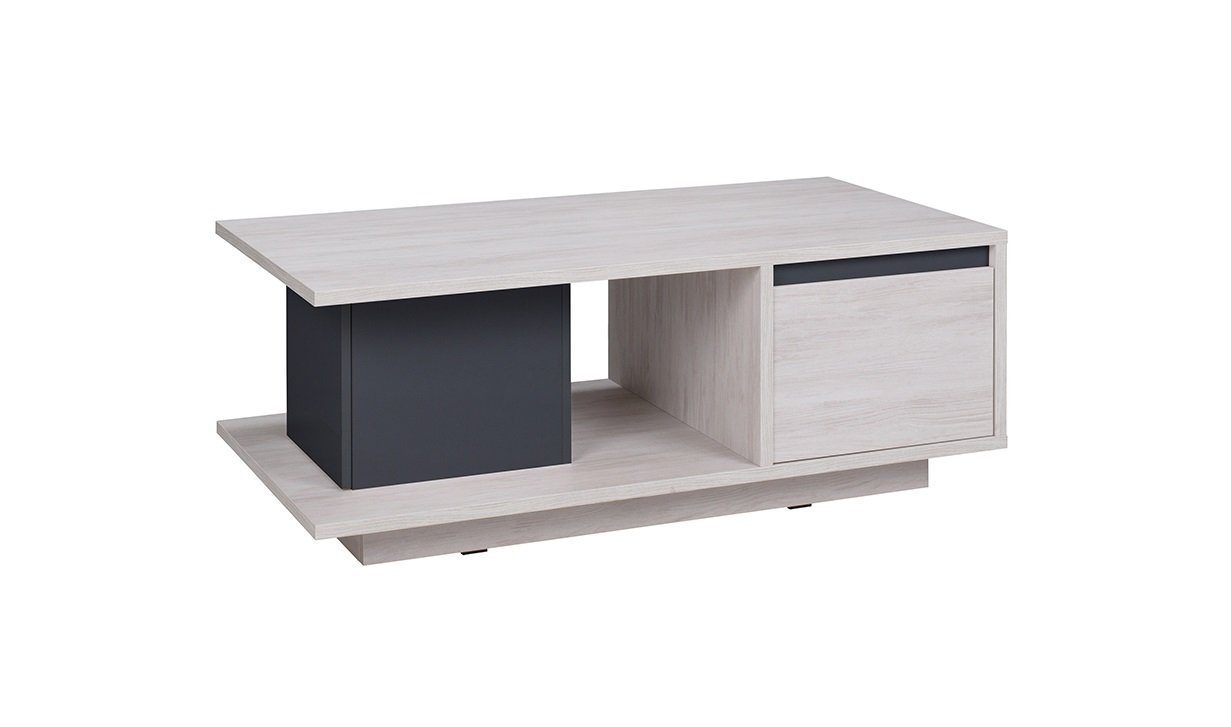 Stylefy Couchtisch Sammy (Wohzimmertisch, Beistelltisch), aus Holzwerkstoff, Stauraum unter Tischplatte, mit Klapptür, Modern Design von Stylefy